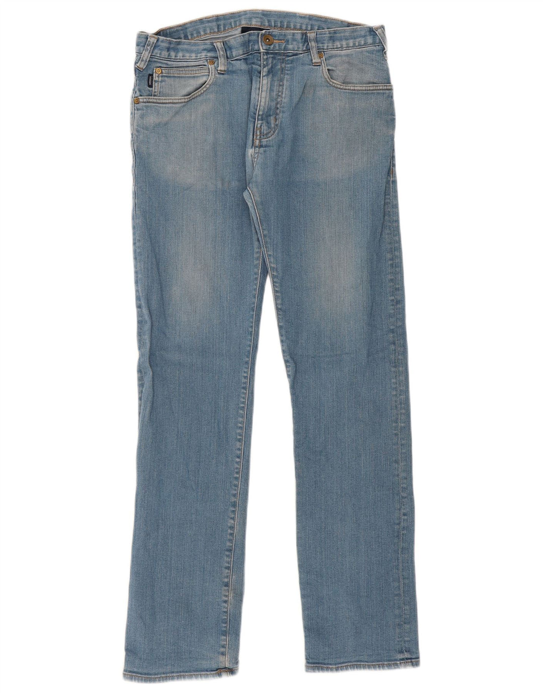 Мужские прямые джинсы Armani W34 L32 синие, хлопок