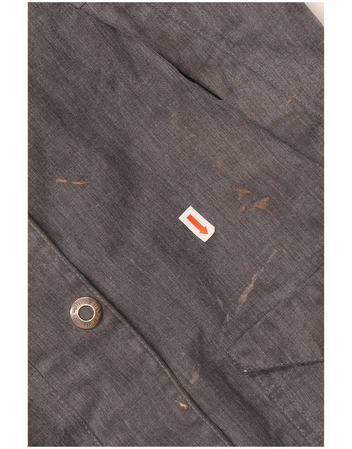 JACK WOLFSKIN Женская парка с капюшоном UK 10, маленький серый полиэстер