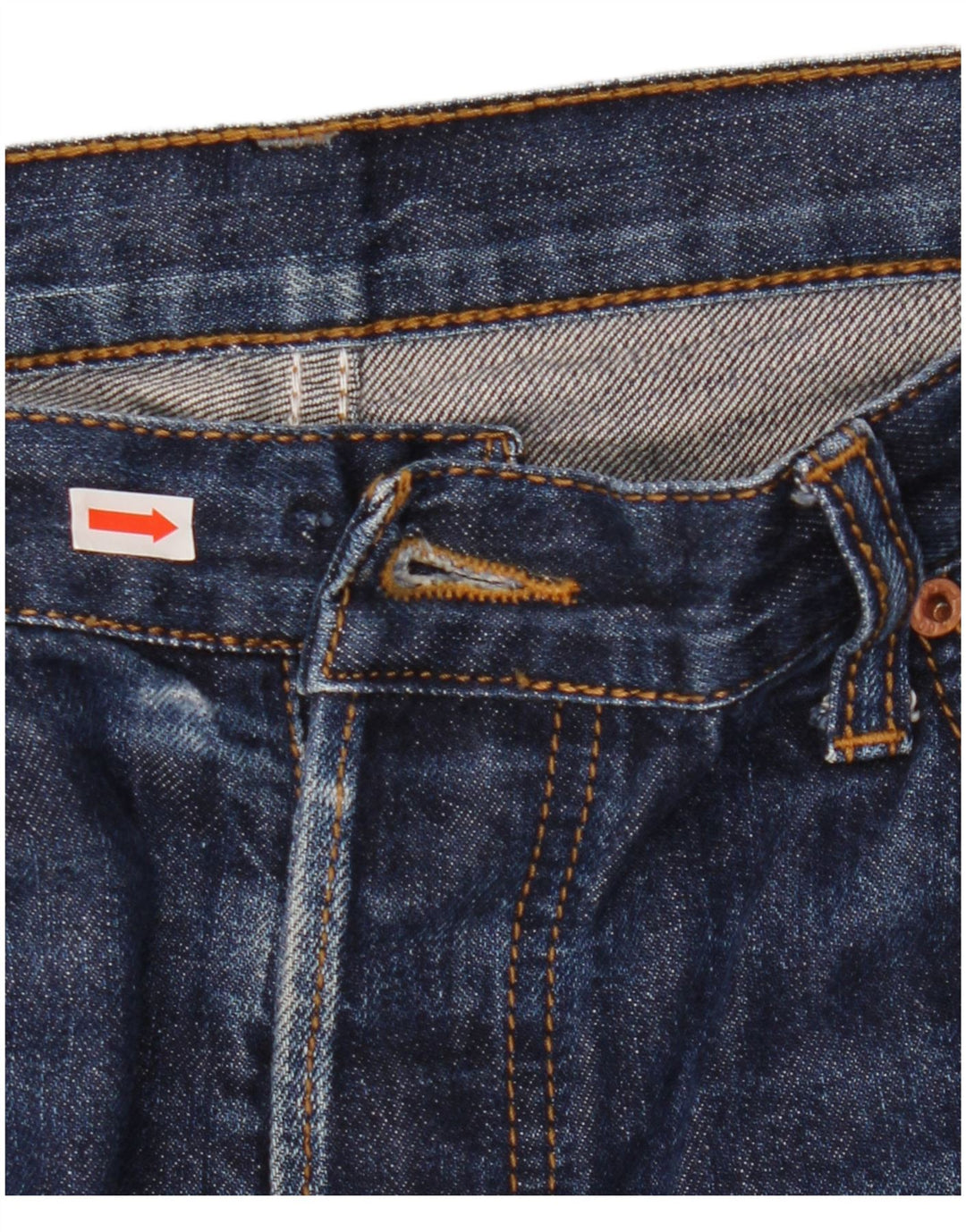 Мужские прямые джинсы Levi's 501 W36 L32 синие, хлопок