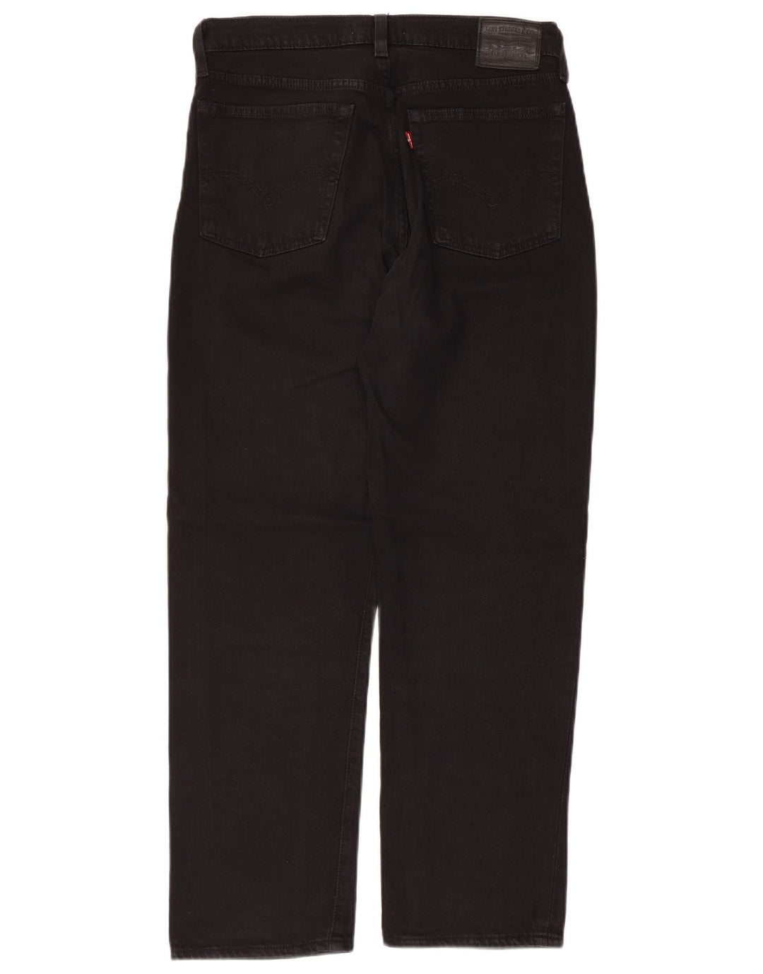 Женские прямые джинсы Levi's на танкетке W28 L26 черные