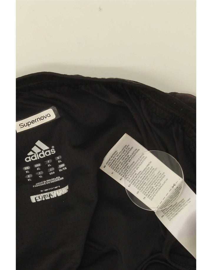 Мужские спортивные шорты Adidas Climacool XL, черные, полиэстер с цветными блоками