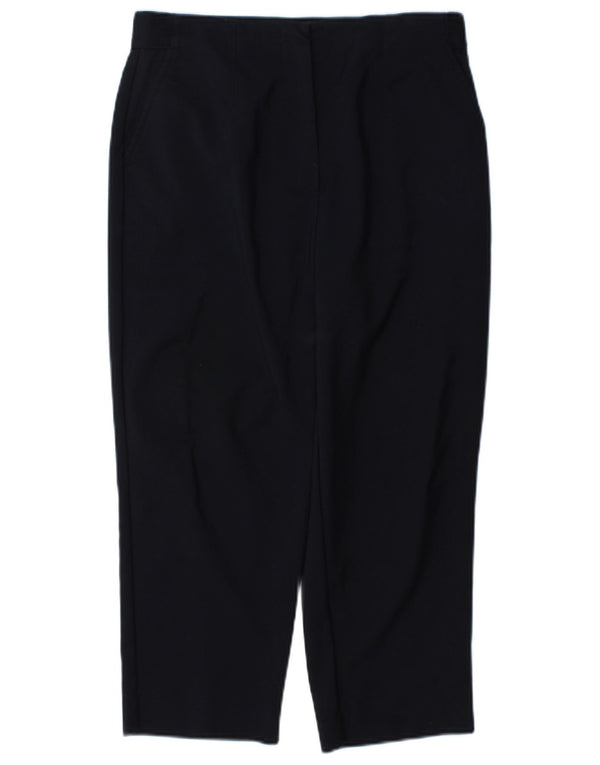 Женские капри Marks & Spencer UK 12, средние W30 L22, темно-синие, хлопковые