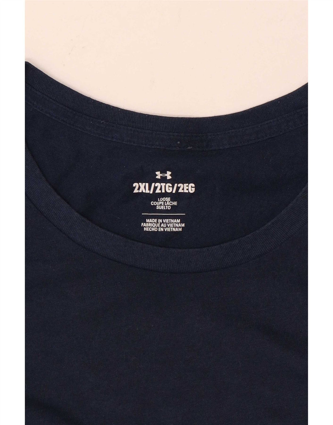 Мужская футболка Under Armour Top 2XL Темно-синяя
