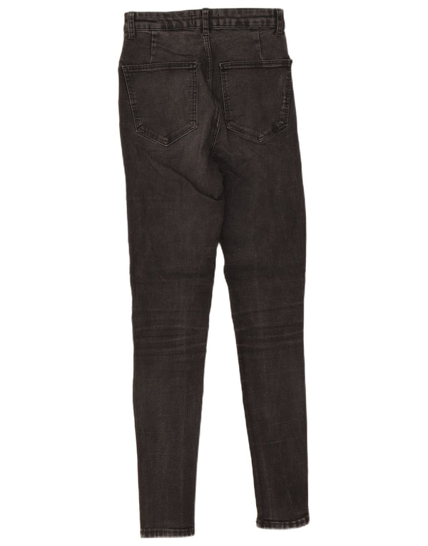 Женские джинсы скинни Zara EU 36 XS W26 L27 черные
