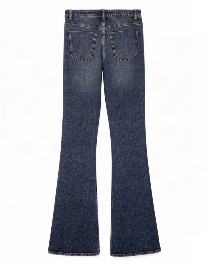 Женские расклешенные джинсы Zara EU 34 2XS W24 L34 синие