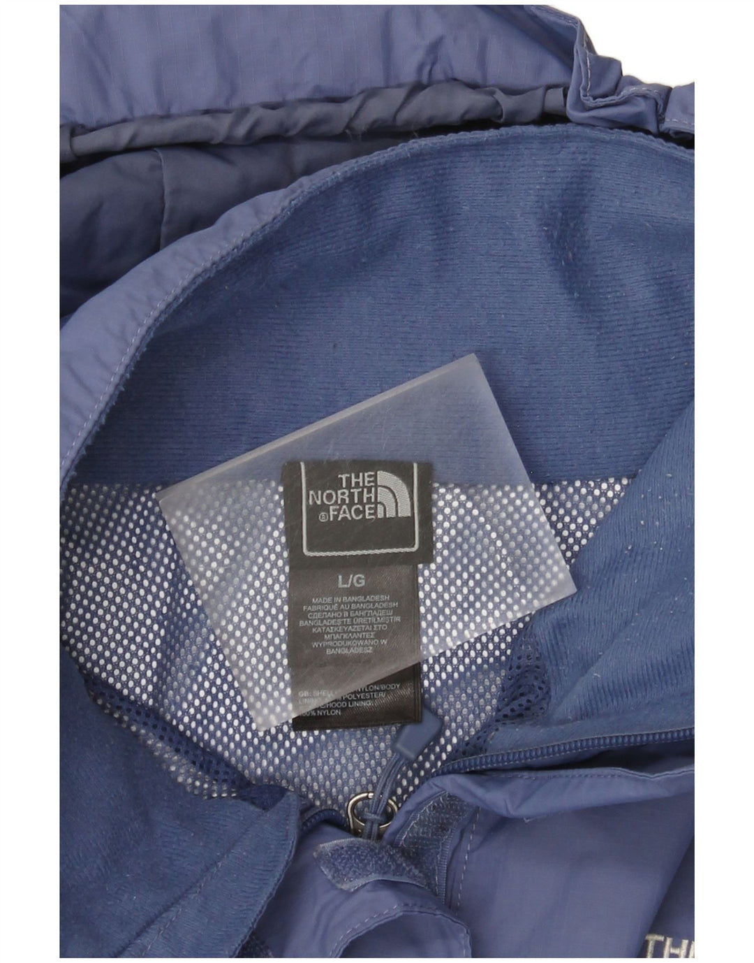 Женская дождевик с капюшоном The North Face UK 16, большой синий нейлон
