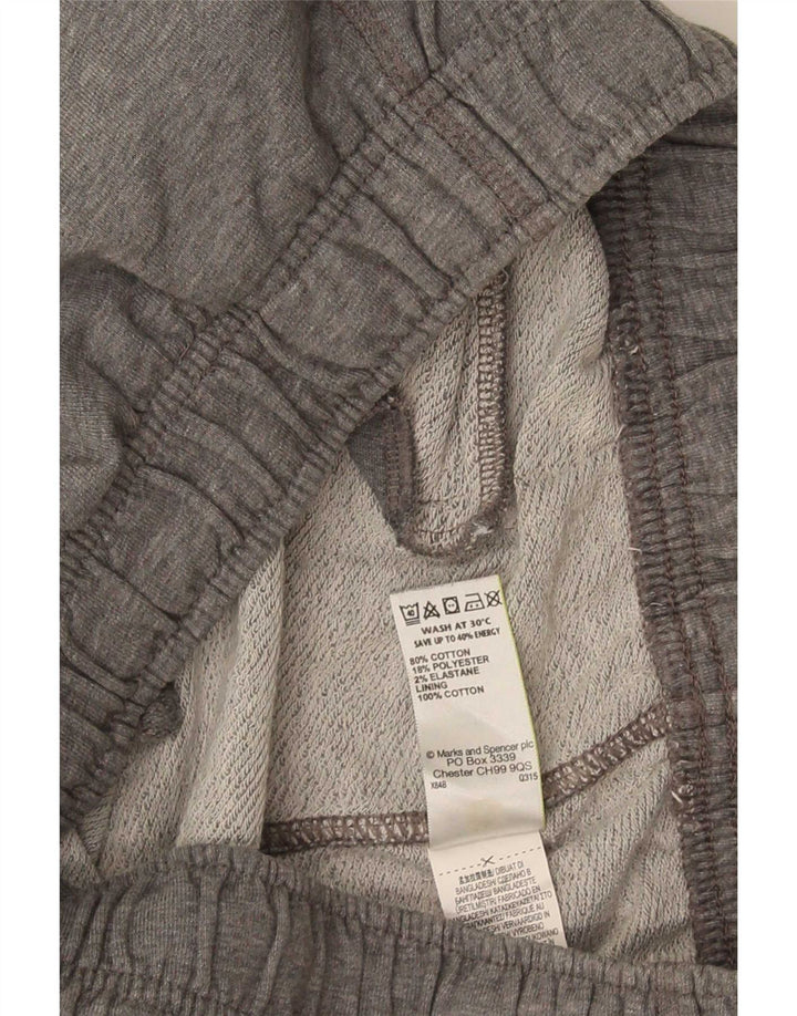 Мужские спортивные брюки Marks & Spencer XL серые, хлопковые в крапинку