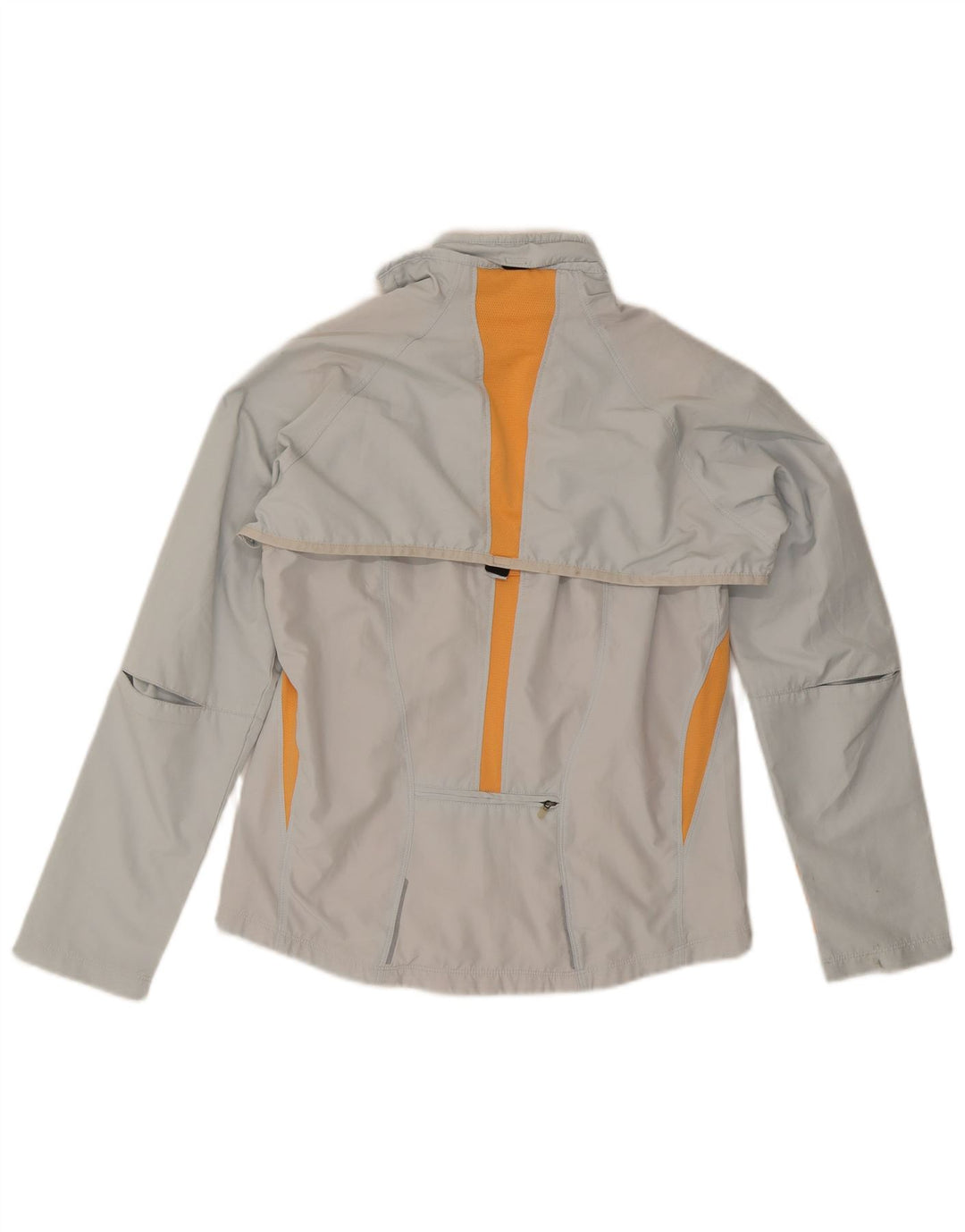 ADIDAS Womens Clima Proof Rain Jacket UK 14 Large Grey Polyester