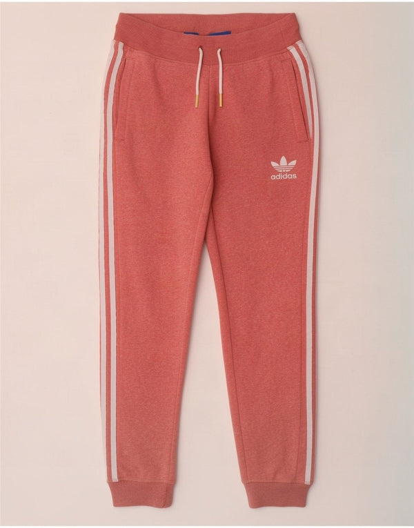 Женские спортивные брюки Adidas Joggers UK 6 XS, хлопок с розовыми крапинками