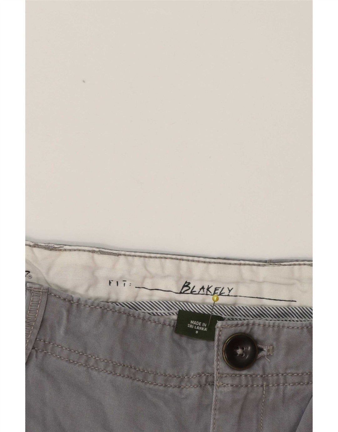 Женские шорты чинос Eddie Bauer US 8 Medium W30 Серые хлопковые