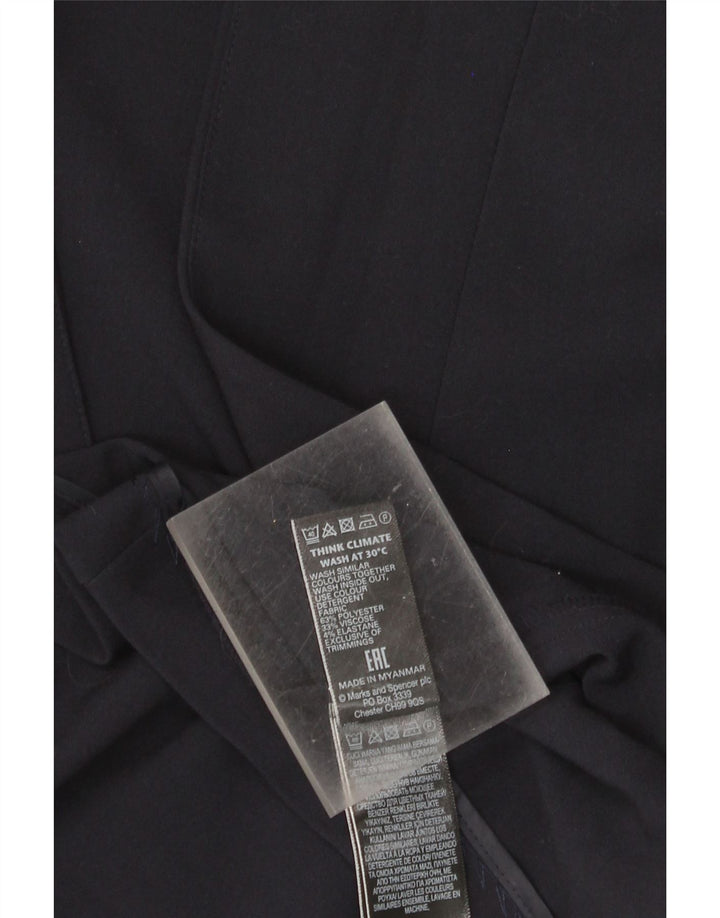 Женский открытый пиджак с рукавами 3/4 Marks & Spencer UK 22 3XL темно-синий