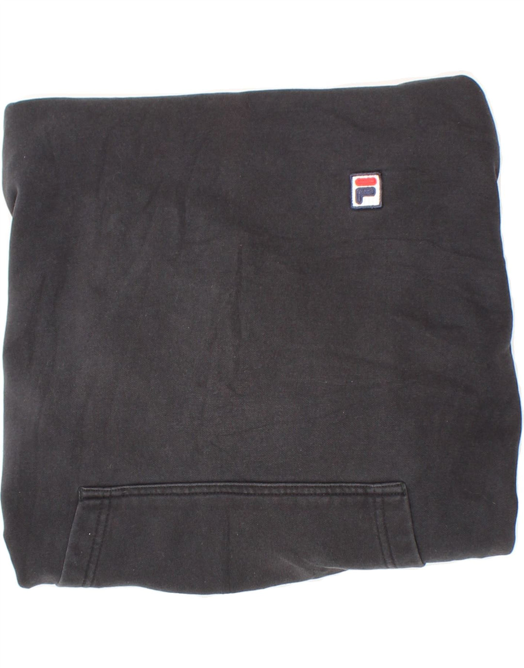 FILA Mens Hoodie Jumper Medium Black Cotton Vintage Fila and Second-Hand Fila from Messina Hembry 