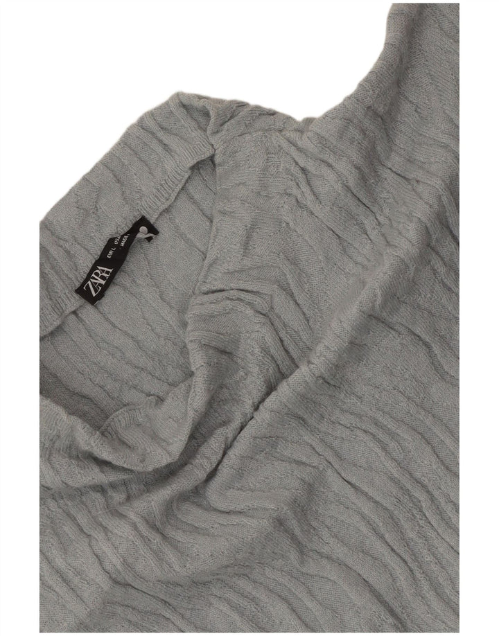 Женская блузка Zara Top UK 14, большая синяя