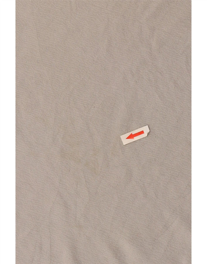 Мужская футболка Zara Top из хлопка среднего серого цвета