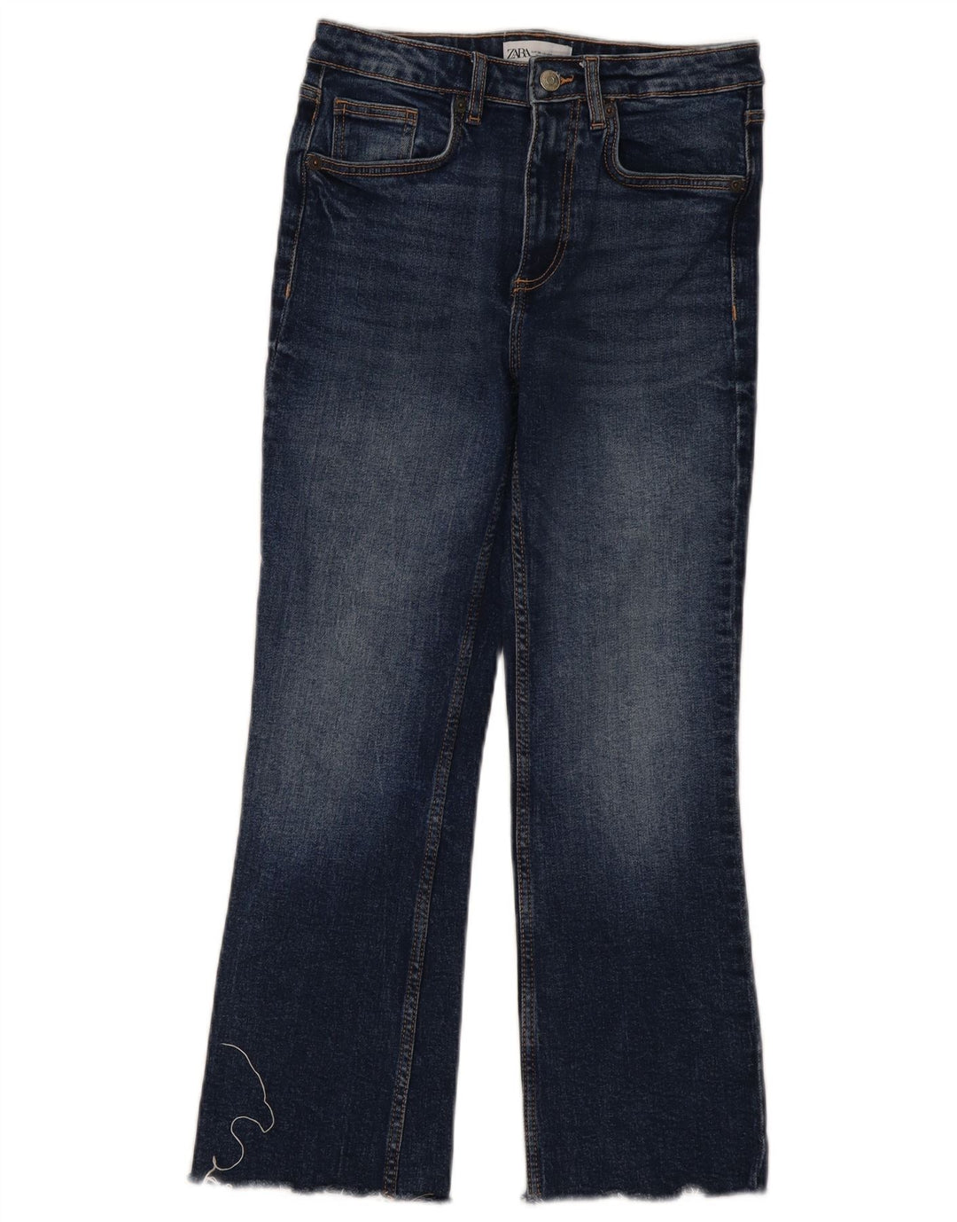 Женские джинсы Bootcut Zara EU 36 XS W26 L25 Темно-синие