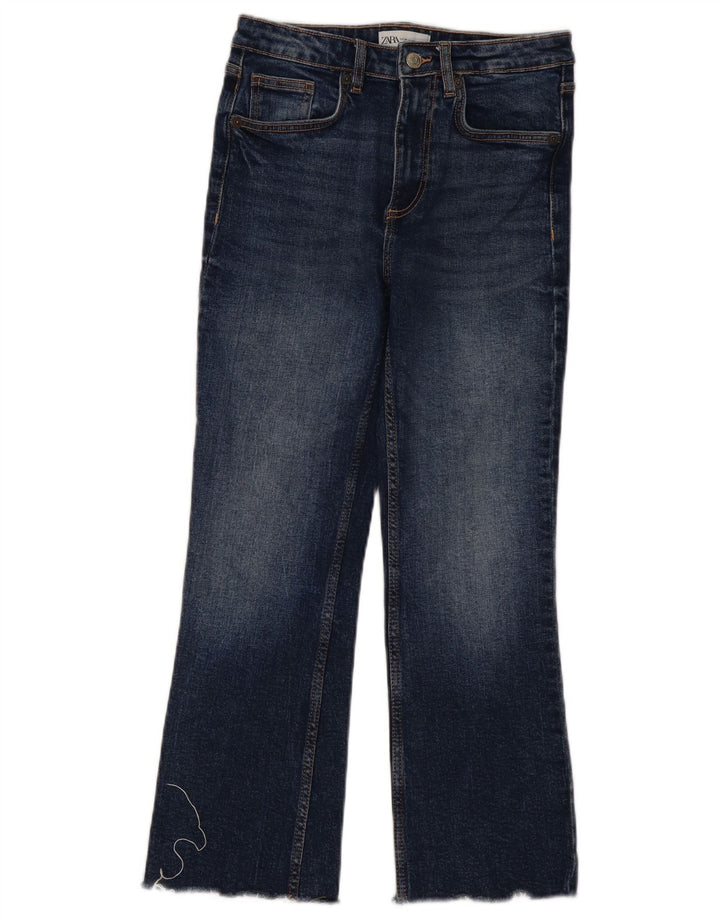 Женские джинсы Bootcut Zara EU 36 XS W26 L25 Темно-синие