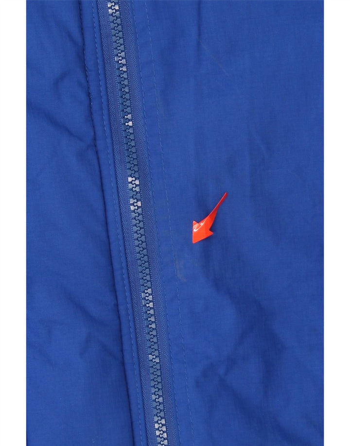 SUPERDRY Womens Rain Jacket UK 16 Large Blue Nylon Vintage Superdry and Second-Hand Superdry from Messina Hembry 