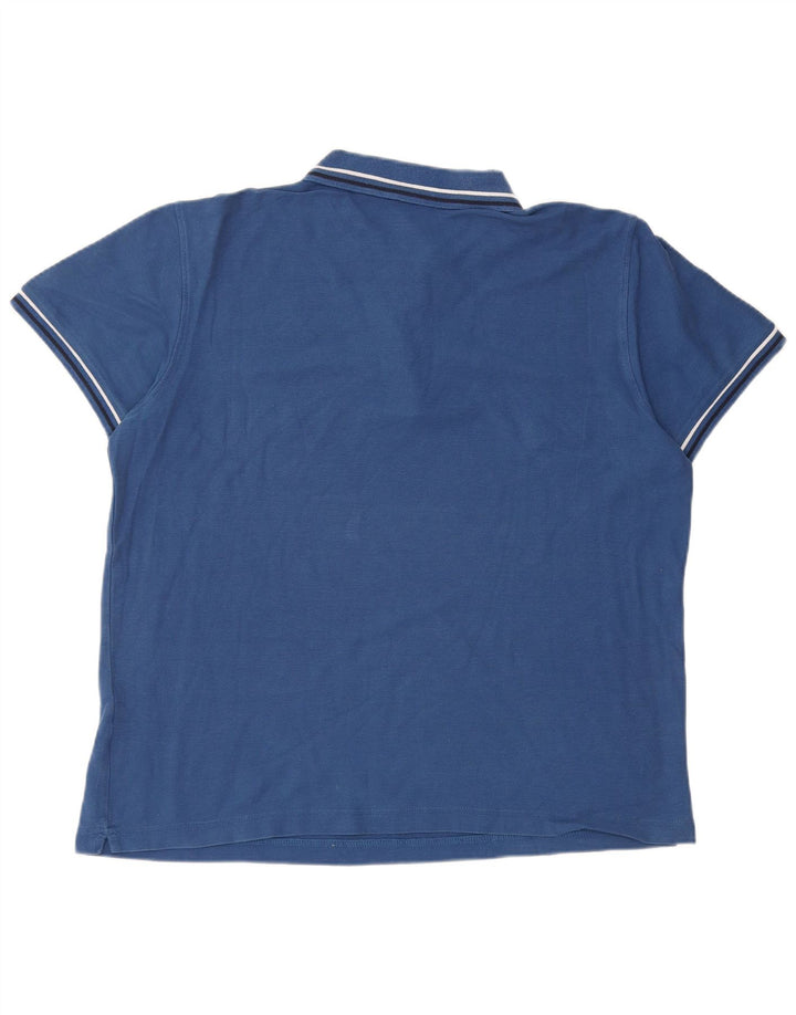 Мужская рубашка поло LOTTO, большая синяя, хлопок