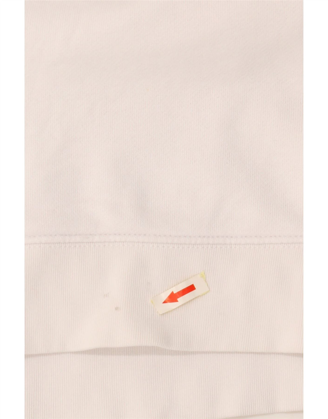 Женский свитер с рисунком ADIDAS UK 14, большой белый хлопок, хлопок