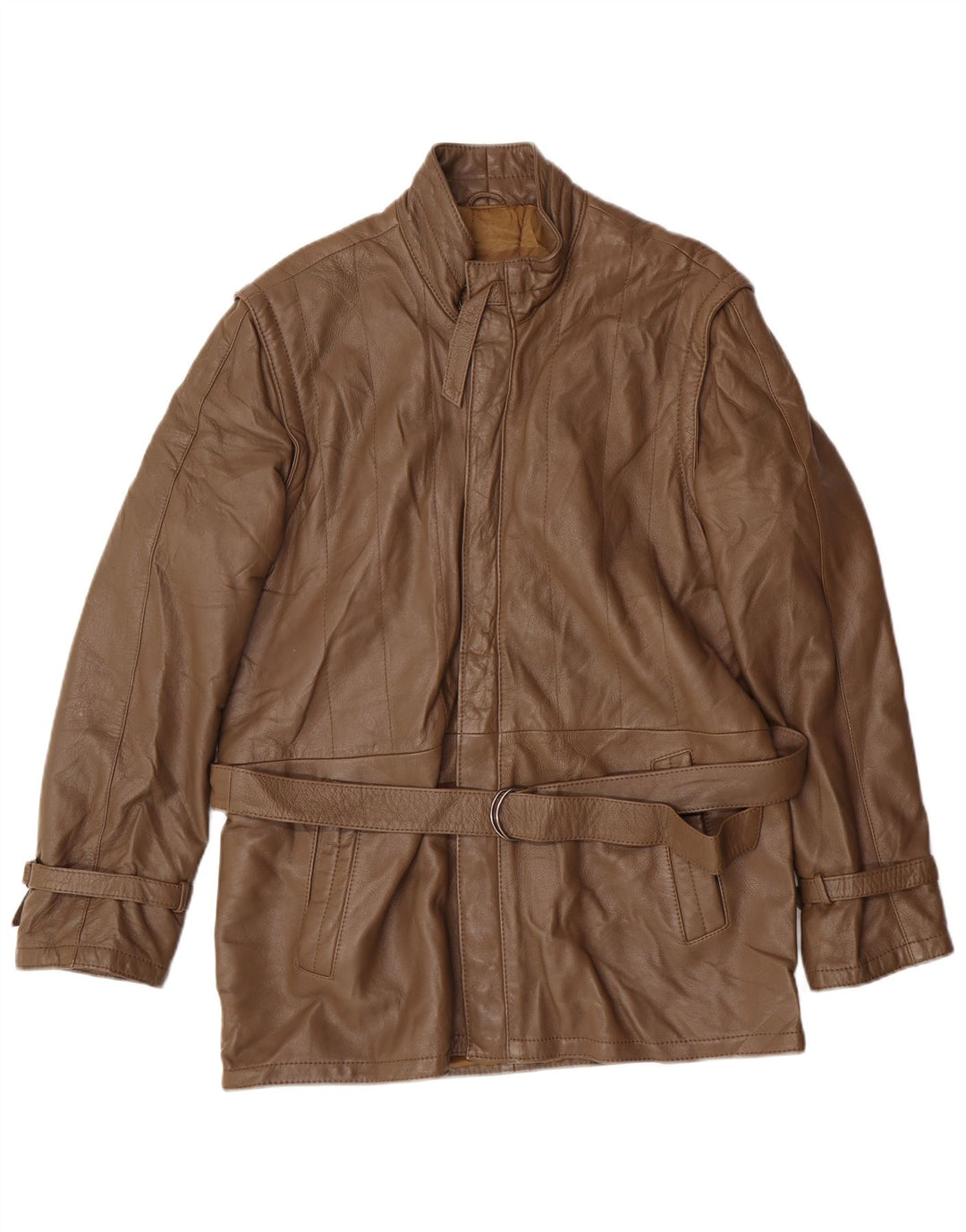 Мужская кожаная куртка Pelle Moda UK 36 маленькая коричневая