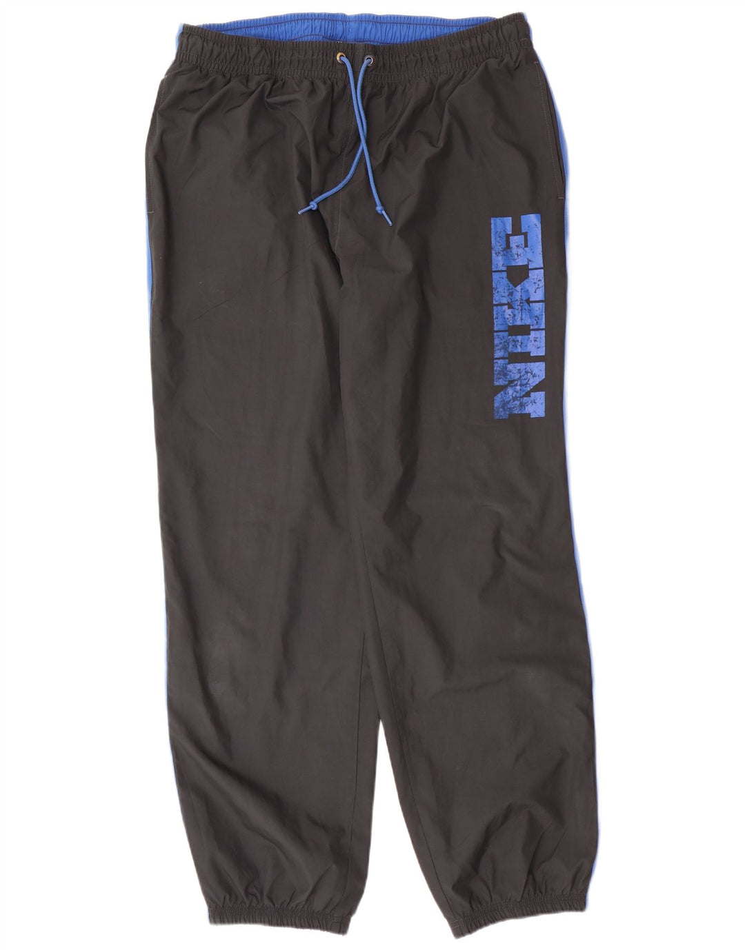 Мужские спортивные брюки NIKE с графическим рисунком, джоггеры XL, серые с цветными блоками