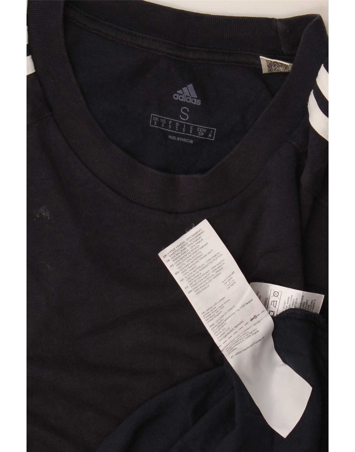 Adidas Мужская футболка Top Small Темно-синий Хлопок