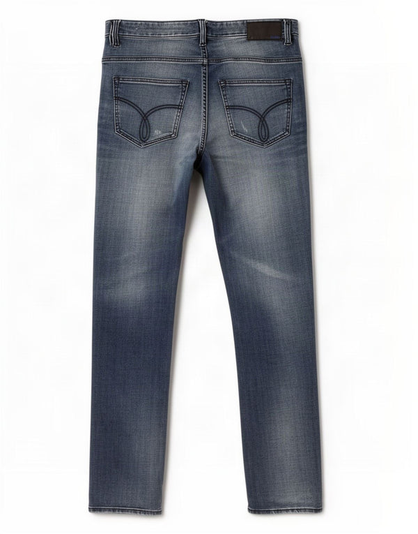 Мужские прямые джинсы Calvin Klein W34 L34, синий хлопок