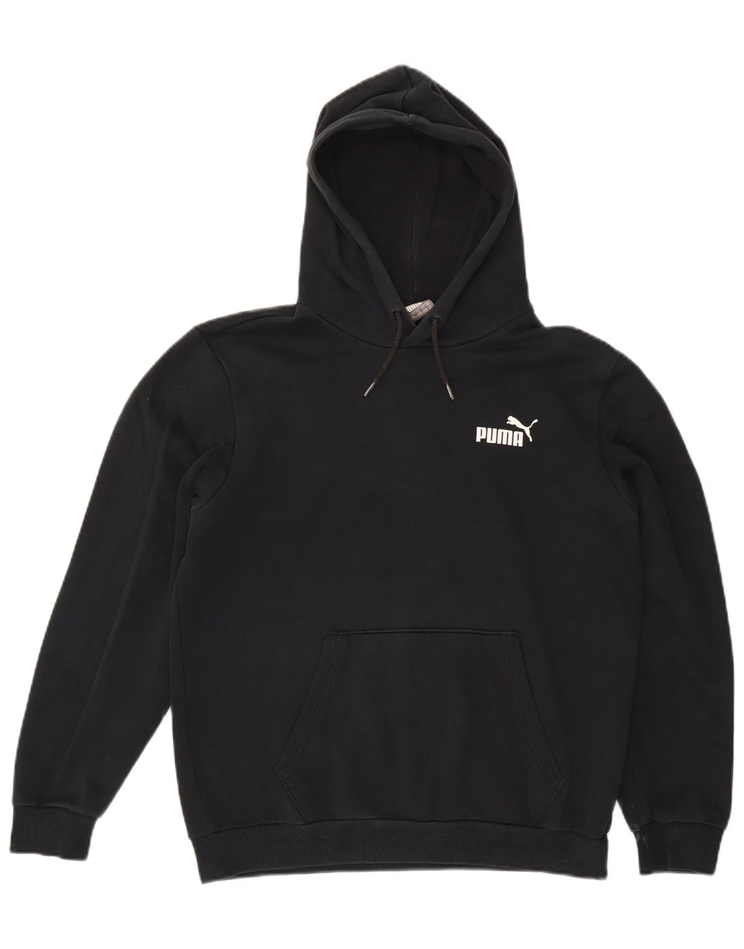 Мужской джемпер с капюшоном Puma, средний черный, хлопок