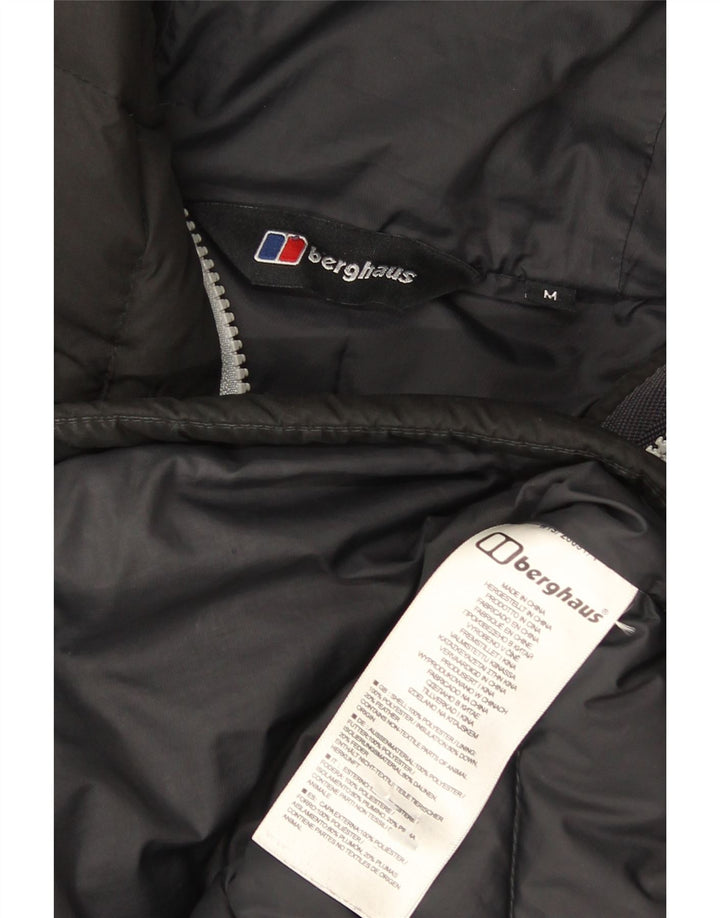Berghaus Мужская стеганая куртка с капюшоном UK 38 Средний Черный Полиэстер