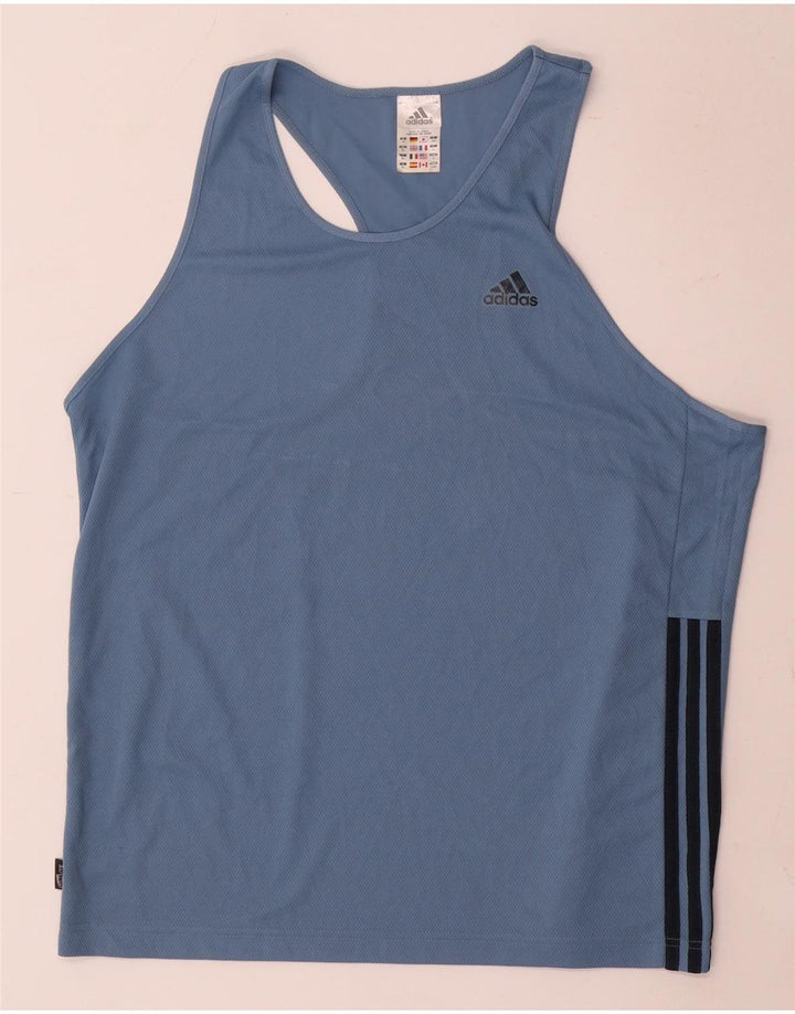 Мужской жилет Adidas Top XL синий полиэстер