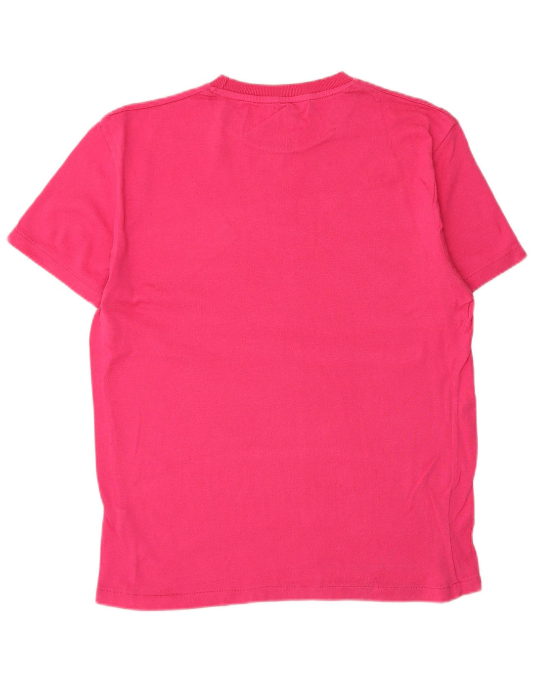 Женская футболка Zara Top UK 14, хлопковый средний розовый цвет