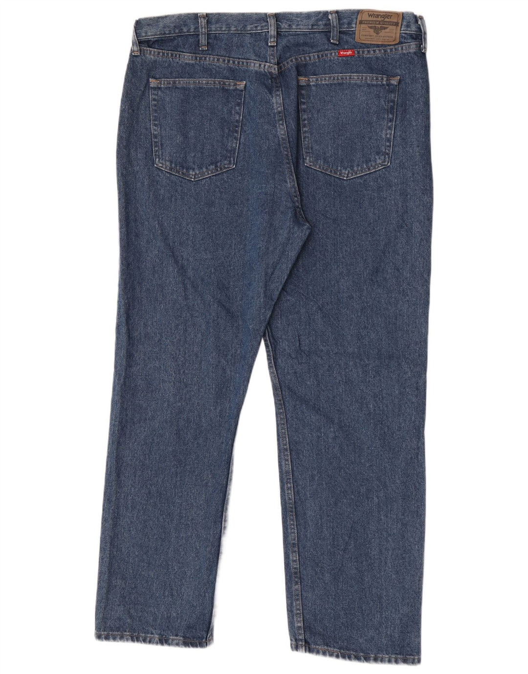 Мужские прямые джинсы Wrangler стандартного кроя W40 L30, синий хлопок