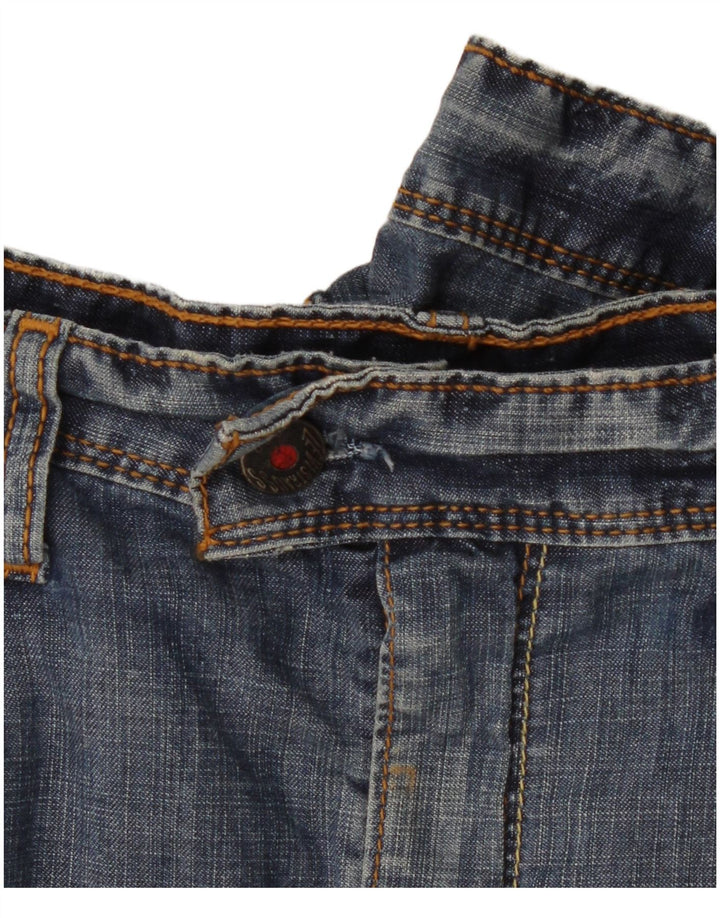 Женская джинсовая мини-юбка Levi's W38 XL, синяя