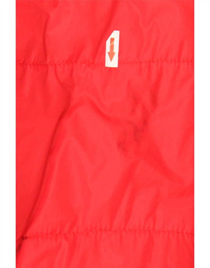 Винтажная мужская лыжная куртка UK 42 XL, красный полиэстер