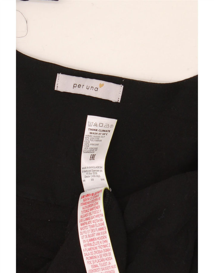 Женский кардиган Marks & Spencer Per Una, Великобритания 12, средний черный, вискоза