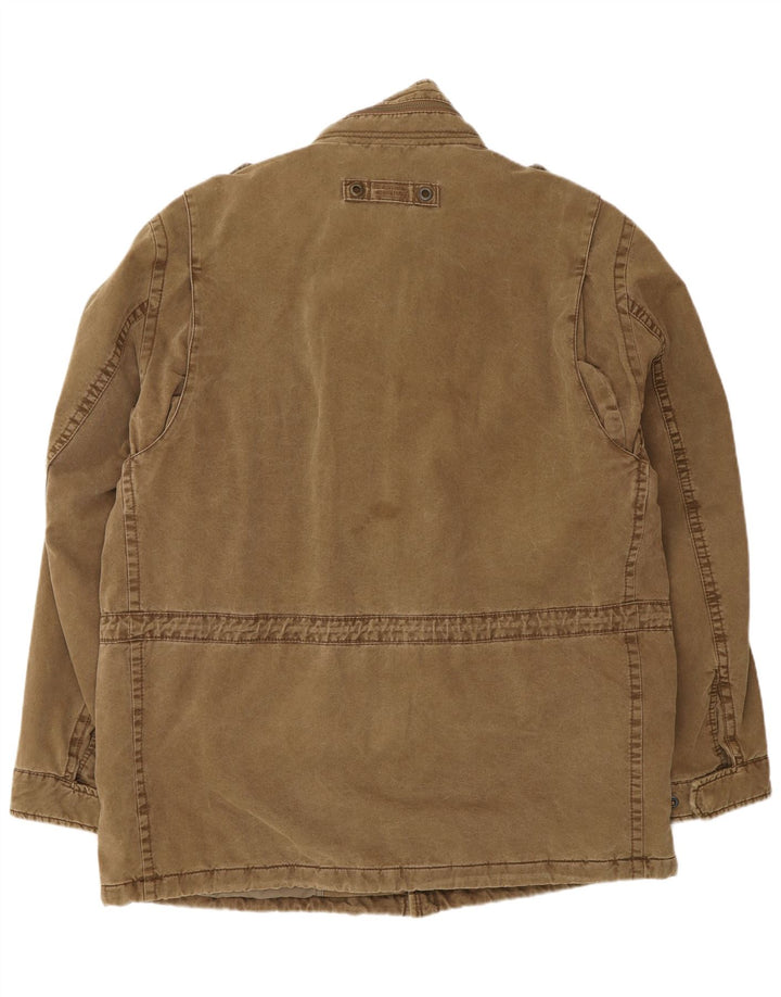 Мужская куртка в стиле милитари Camel Active IT 56 3XL Коричневый хлопок