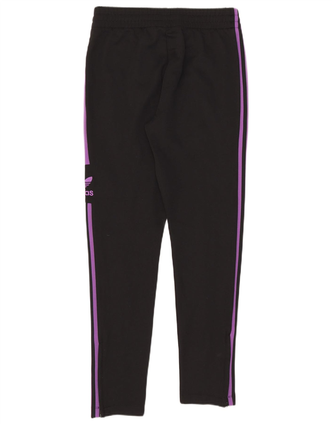 Женские спортивные брюки Adidas UK 10, маленькие черные из полиэстера