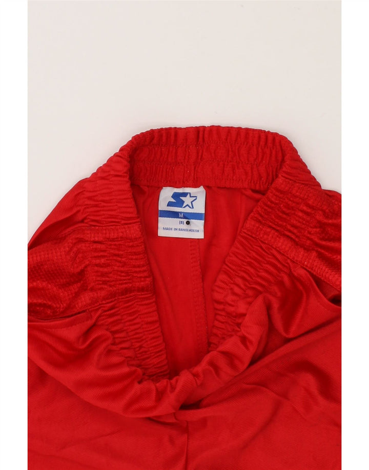 STARTER Boys Sport Shorts 7-8 Years Medium Red Polyester Vintage Starter and Second-Hand Starter from Messina Hembry 