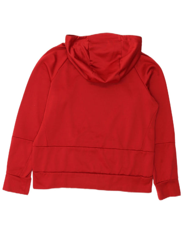 Джемпер с капюшоном Nike Dri Fit для мальчиков 13–14 лет, бордовый полиэстер, размер XL