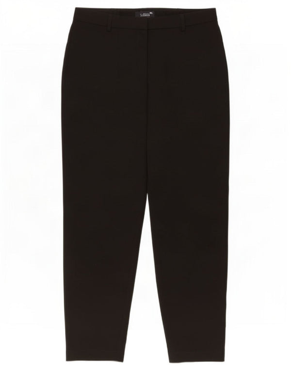Женские зауженные брюки-чиносы Marks & Spencer UK 14, большие W32 L30, черные