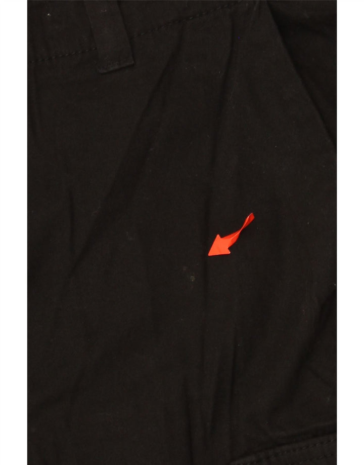 Мужские шорты-карго French Connection, большие, черные, хлопковые, W36