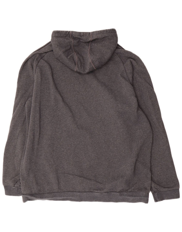 Мужской джемпер с капюшоном Adidas 2XL, серый хлопок