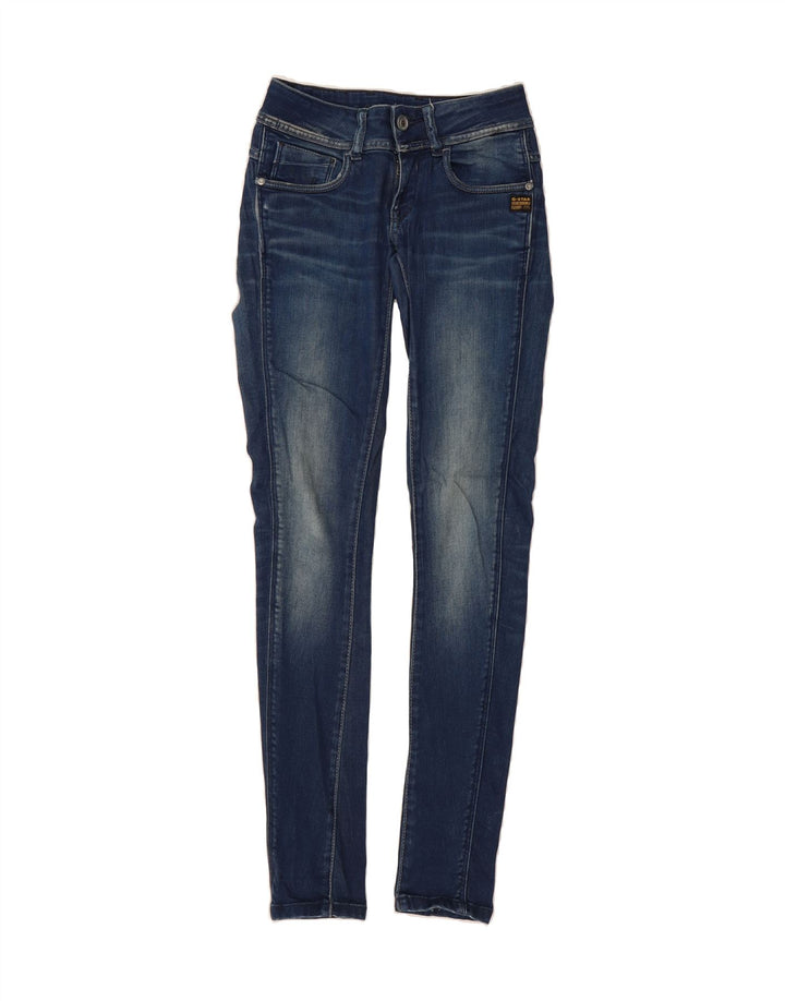 G-STAR Womens Skinny Jeans W26 L32 Blue Vintage G-Star and Second-Hand G-Star from Messina Hembry 