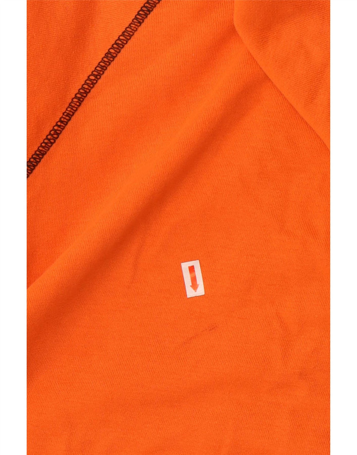 Женский свитер с капюшоном и молнией в стиле оверсайз Champion UK 16, большой оранжевый цвет