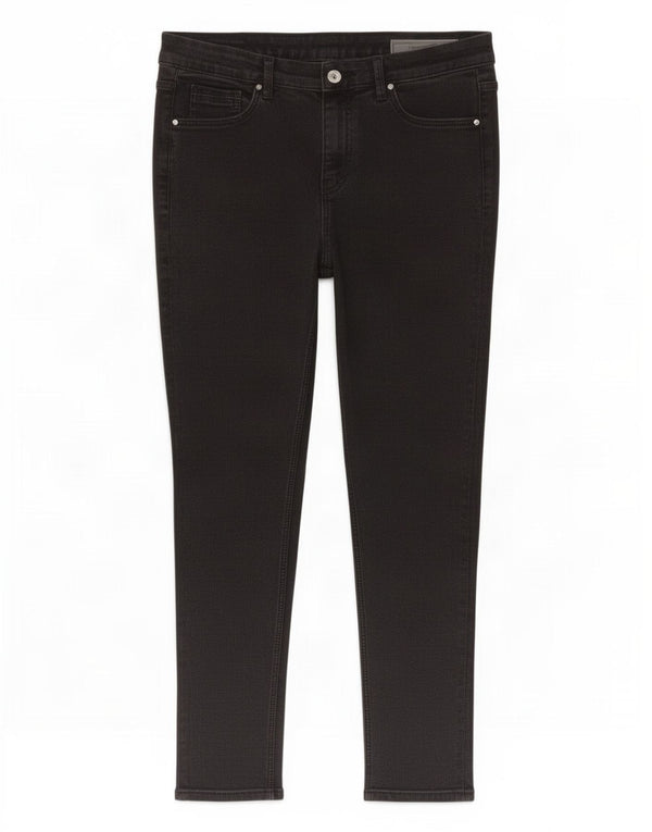Женские укороченные джинсы скинни Marks & Spencer Ivy UK 14, большие W32 L26, черные