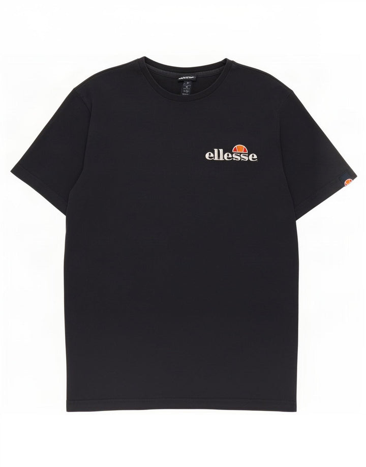 Ellesse Мужская футболка с рисунком Топ среднего размера, темно-синий, хлопок