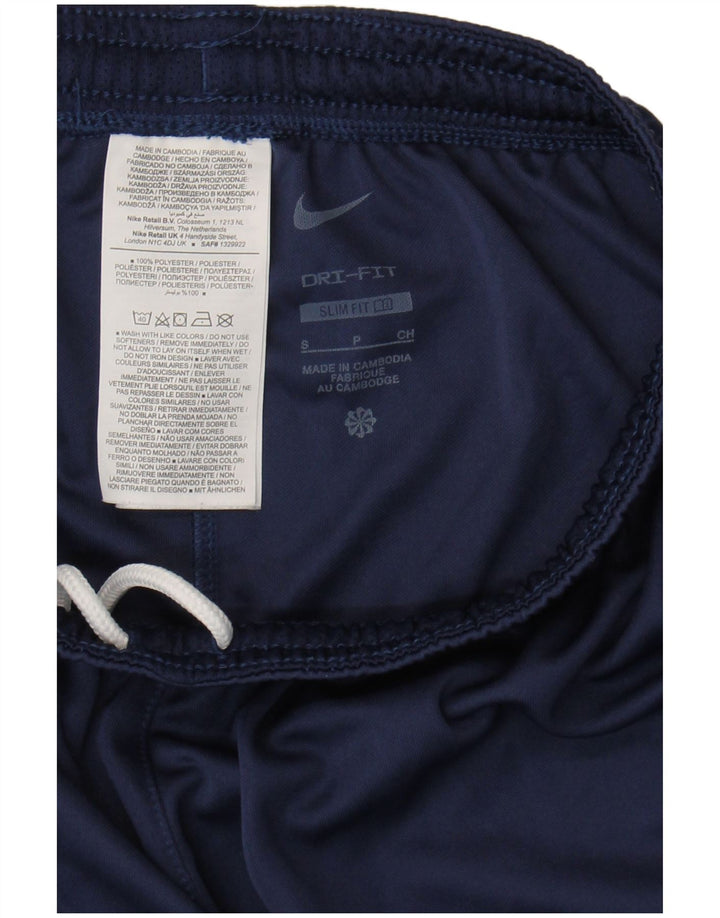 Мужские спортивные шорты Nike Dri Fit Slim Fit, маленькие темно-синие, полиэстер