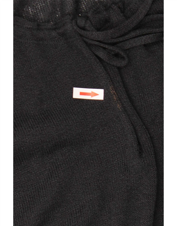 Винтажная женская блузка с длинным рукавом IT 44 Medium Black