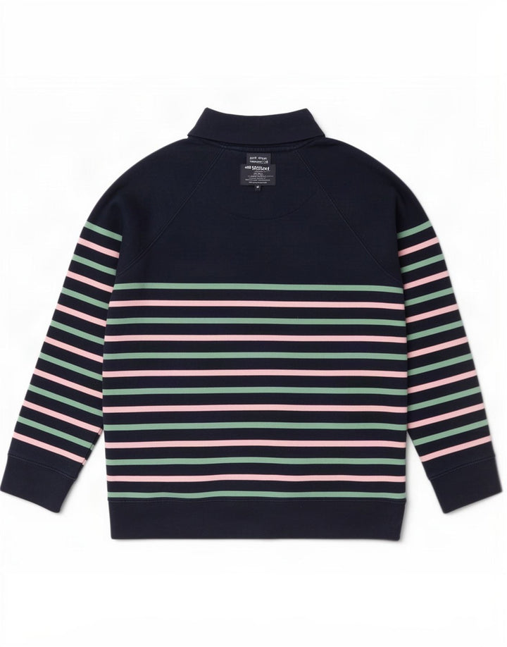 Crew Clothing Женский джемпер-толстовка оверсайз, Великобритания, 8, маленький, темно-синий