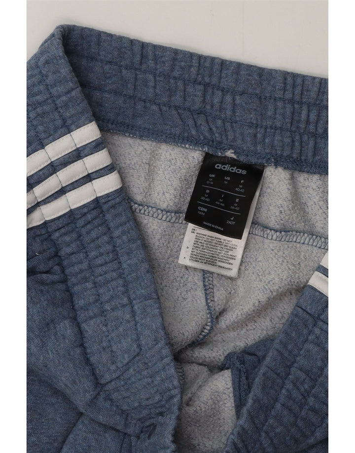 Женские спортивные брюки ADIDAS Джоггеры Великобритания 12/14 Средний синий хлопок